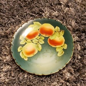Handpainted fruit plate 8.5 "